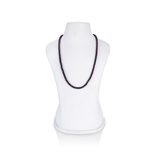 Garnet mala - 12 Inches | 108 Beads / 6 mm / Garnet Beads Mala / Crystal Mala for Men & Women - Mala, Pendant