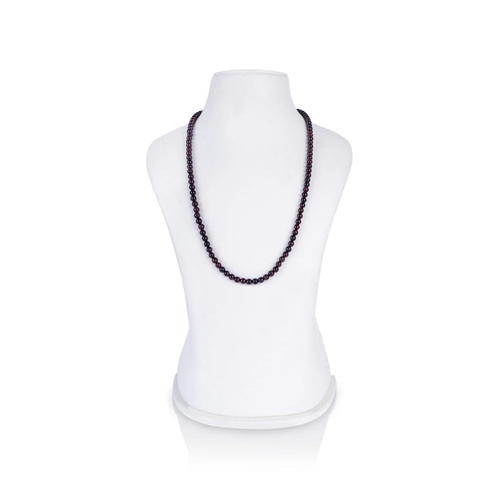 Garnet mala - 12 Inches | 108 Beads / 6 mm / Garnet Beads Mala / Crystal Mala for Men & Women - Mala, Pendant