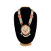 Moti Haram - 21 Inches | Stone Haram with Locket/ Jewellery for Deity/Assorted Colour & Designs - Neck & Body Accessories