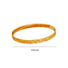 Bangle Set - 2.5 Inches Curved | Metal Bangle Set/ Gold Polish Jewellery for Women - Neck & Body Accessories