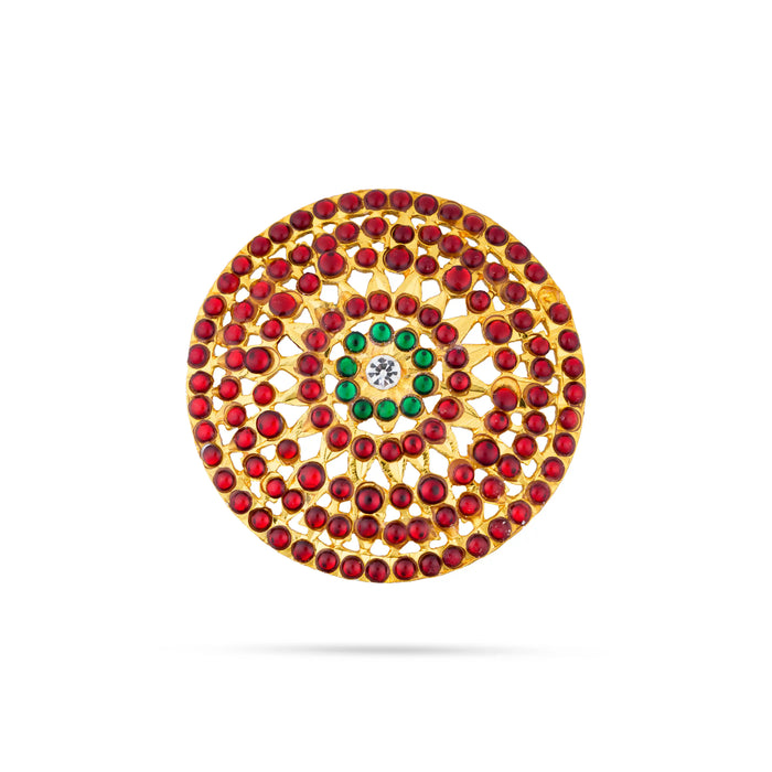 Kemp Dance Jewellery Set | Pearls with Stone Kemp Jewellery Set/ Bharatanatyam Jewellery Set for Dance - Bharatanatyam Jewellery