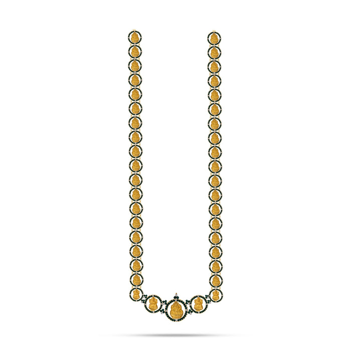 Stone Lakshmi Long chain - 48 Inches | Stone Long Haram / Artificial Jewelry For Goddess - Neck & Body Accessories