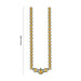 Stone Lakshmi Long chain - 48 Inches | Stone Long Haram / Artificial Jewelry For Goddess - Neck & Body Accessories