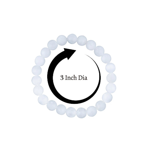 Moonstone Bracelet - 3 inches | Crystal Bracelet/ Stone Bracelet for Men & Women /Semi Precious Stone - Bracelet