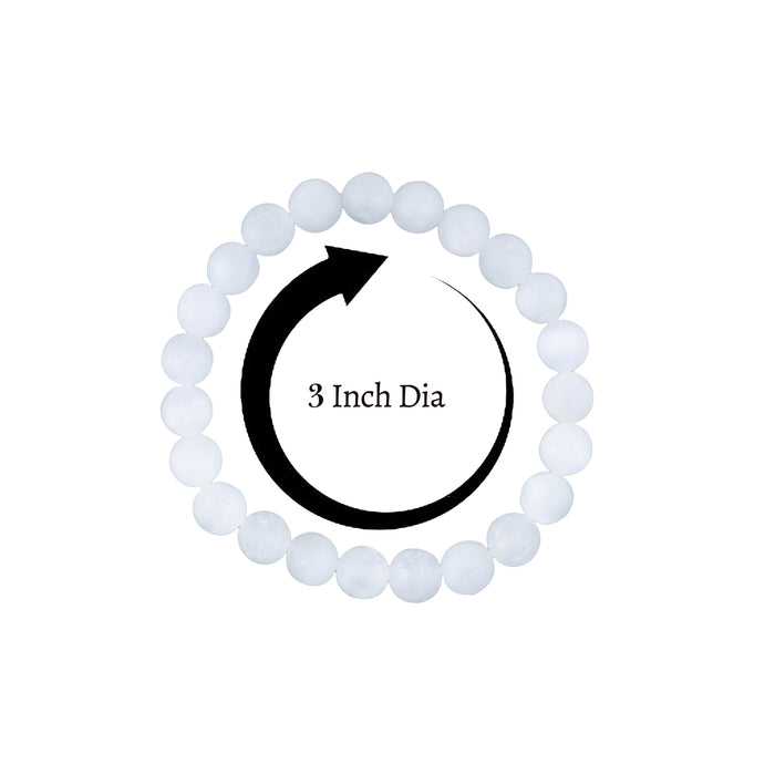 Moonstone Bracelet - 3 inches | Crystal Bracelet/ Stone Bracelet for Men & Women /Semi Precious Stone - Bracelet