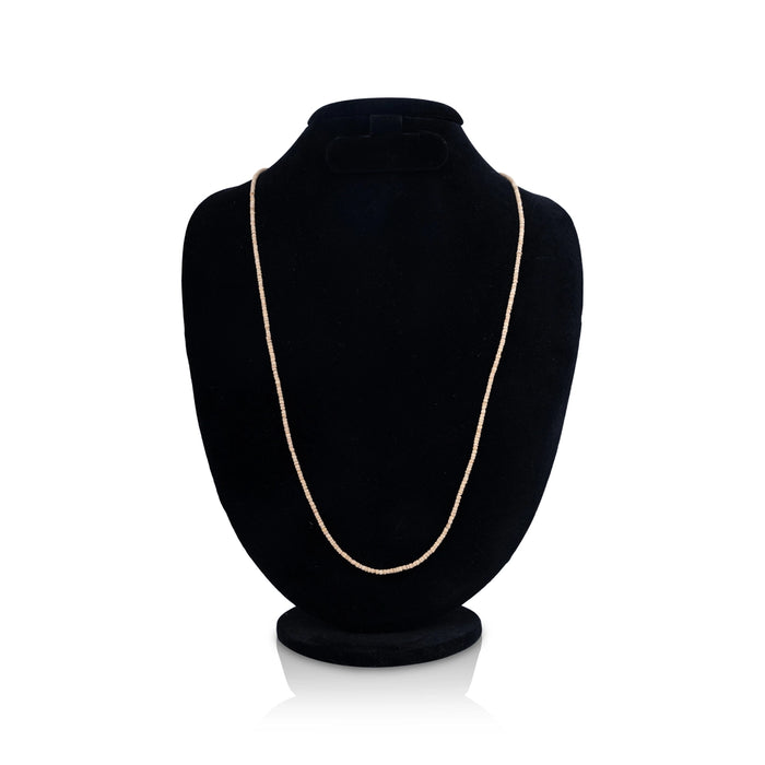 Tulasi Mala - 14 Inches | Kanthi Mala/ Thulsi Mala/ Thulasi Malai for Meditation - Tulsi Mala, Pendant, Bracelet