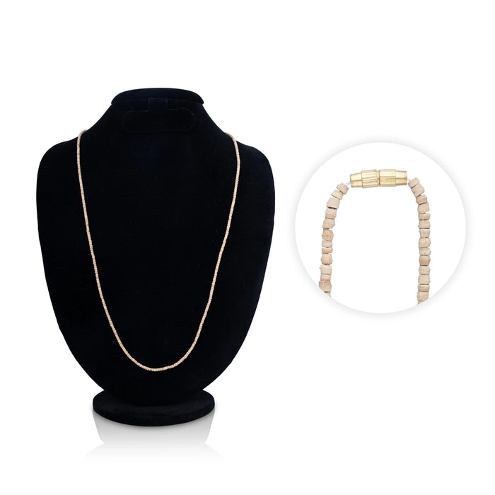 Tulasi Mala - 14 Inches | Kanthi Mala/ Thulsi Mala/ Thulasi Malai for Meditation - Tulsi Mala, Pendant, Bracelet