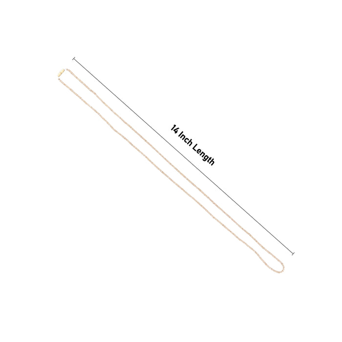 Tulasi Mala - 14 Inches | Kanthi Mala/ Thulsi Mala/ Thulasi Malai for Meditation - Tulsi Mala, Pendant, Bracelet