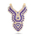 Stone Necklace - 4 Inches | Stone Jewellery for Deity Decor - Neck & Body Accessories