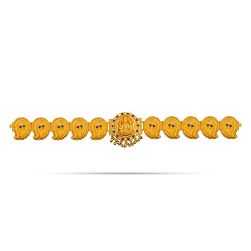 Mango Hip Belt - 23 Inches | Multicolour Stone Waist Belt/ Stone Jewellery/ Artificial Jewelry for Deity - Waist & Leg Accessories