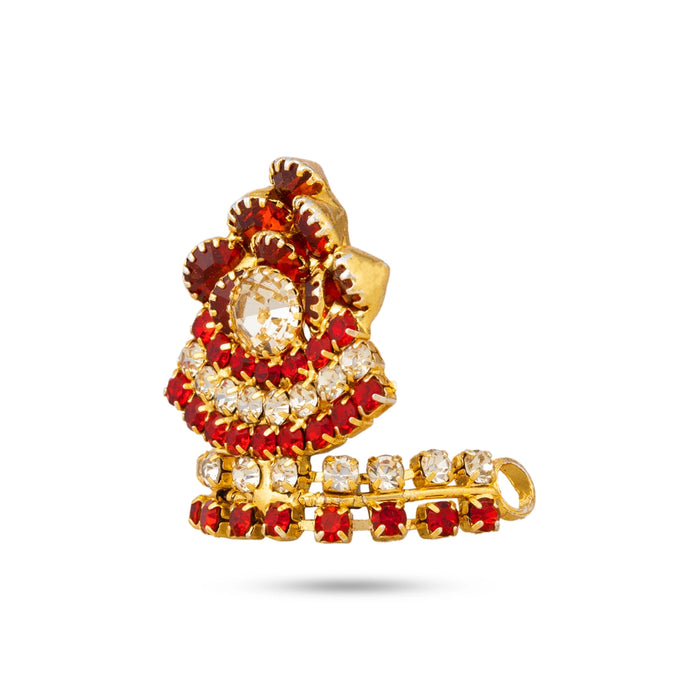 Mukut - 1 x 1 Inches | Stone kireedam / Crown/ Kiritam For Deity Decor