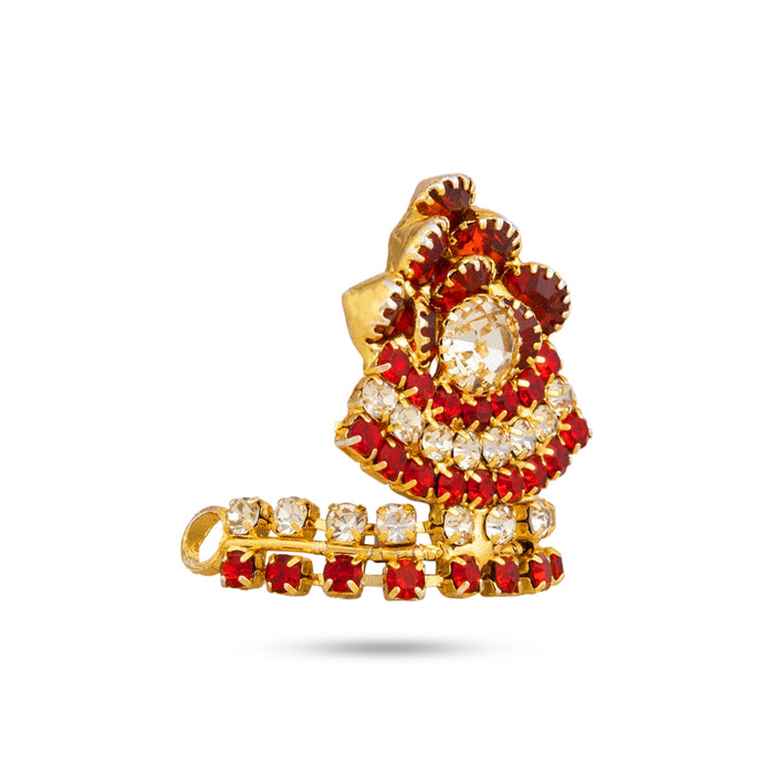 Mukut - 1 x 1 Inches | Stone kireedam / Crown/ Kiritam For Deity Decor