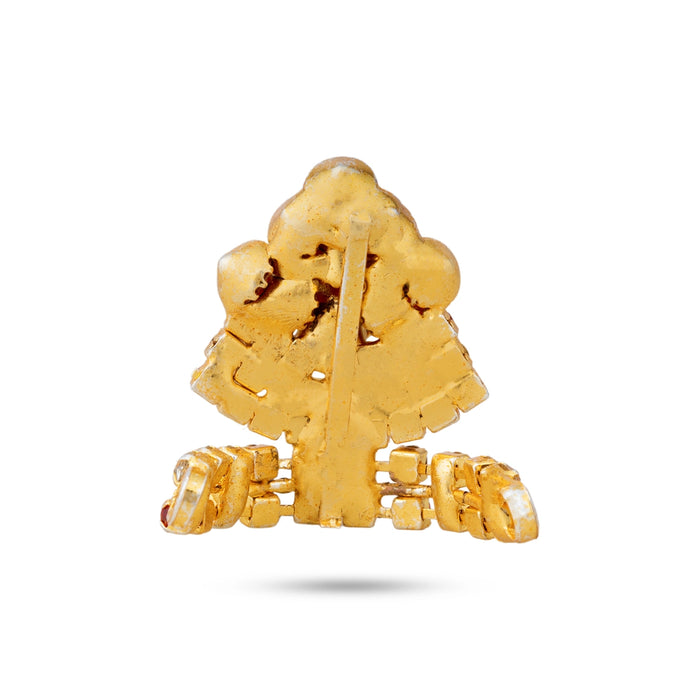 Mukut - 1 x 1 Inches | Stone kireedam / Crown/ Kiritam For Deity Decor