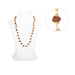 Rudraksha Mala With Gold Polish Cup - 13 Inches | Rudraksha Mala Beads/ Rudraksha Kanthi Mala for Meditation - Rudraksha Mala, Pendant, Bracelet