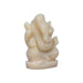 Ivory Ganesh Idol - 2.5 x 1.5 Inches | Ivory Vinayaka Statue / Ganpati Idol for Home & Pooja - Sphatik & Semi Precious Stone Murties
