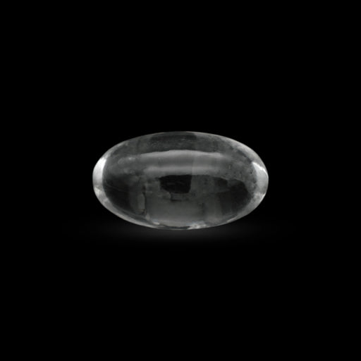 Spatik Banalingam - 2.75 x 1.5 Inches | Spatika Banalinga / Banalingam Shivling for Pooja - Sphatik & Semi Precious Stone Murties