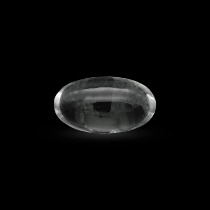 Spatik Banalingam - 2.75 x 1.5 Inches | Spatika Banalinga / Banalingam Shivling for Pooja - Sphatik & Semi Precious Stone Murties