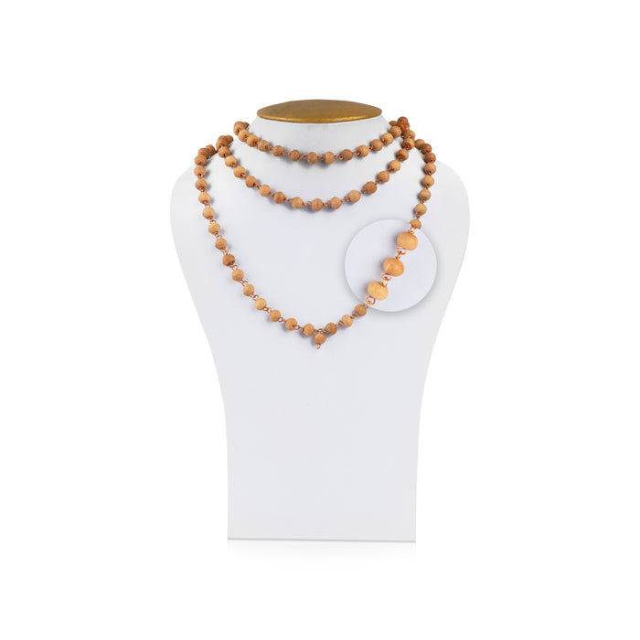 Buy Tulasi Mala mm108 Beads Tulsi Mala Copper Knot Kantha Mala for Meditation online at Giri ISKCON collection