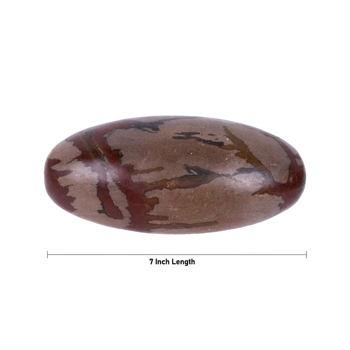Narmadha Banalingam – 7 Inches | Banalinga Stone Shivling / Shivalingam For Divine Worship