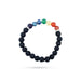 Lava 7 Chakra Bracelet - 2.5 Inches | 7 Chakra Lava Stone Bracelet/ 7 Chakra Lava Bracelet/ Hand Band/ 20 Gms - Bracelet
