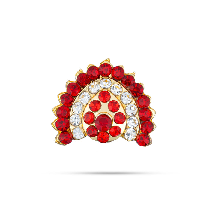 Stone Jewellery - 0.75 x 0.75 Inch | Artificial Jewelry for Deity Decor - Neck & Body Accessories