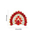 Stone Jewellery - 0.75 x 0.75 Inch | Artificial Jewelry for Deity Decor - Neck & Body Accessories