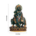 Krishna Standing On Kamal Base Murti - 7.5 x 5 Inches | Jade Statue/ Semi Precious Idol / Decor For Home & Pooja - Sphatik & Semi Precious Stone Murties