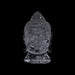 Buddha Head Statue - 6.5 x 3.5 Inches | Sphatik Buddha Face Idol / Head Of Buddha Statue for Home Decor - Sphatik & Semi Precious Stone Murties