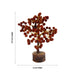 Gem Tree - 6.5 x 4 Inches | 150 Beads Rudraksha Tree / Vastu Tree for Home - Table Stand Accessories