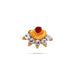 Stone Jewellery - 1.25 x 1 Inches | Deity Jewellery / Multicolour Stone Jewelry for Deity Decor - Deity Accessories