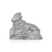Nandi Murti - 2.5 x 3 Inches | Mercury Nandi Statue/ God Idol/ Nandi Bhagavan / NandiDeva / Decor For Pooja - Sphatik & Semi Precious Stone Murties