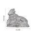 Nandi Murti - 2.5 x 3 Inches | Mercury Nandi Statue/ God Idol/ Nandi Bhagavan / NandiDeva / Decor For Pooja - Sphatik & Semi Precious Stone Murties