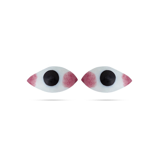 Kanmalar - 0.5 x 1 Inches | Eye Set / Amman Kanmalar for Deity - Head & Face Accessories