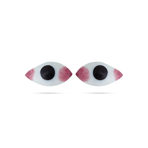 Kanmalar - 0.5 x 1 Inches | Eye Set / Amman Kanmalar for Deity - Head & Face Accessories