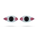 Eye Set - 0.5 x 1 Inches | Kanmalar/ Amman Kanmalar for Deity - Head & Face Accessories