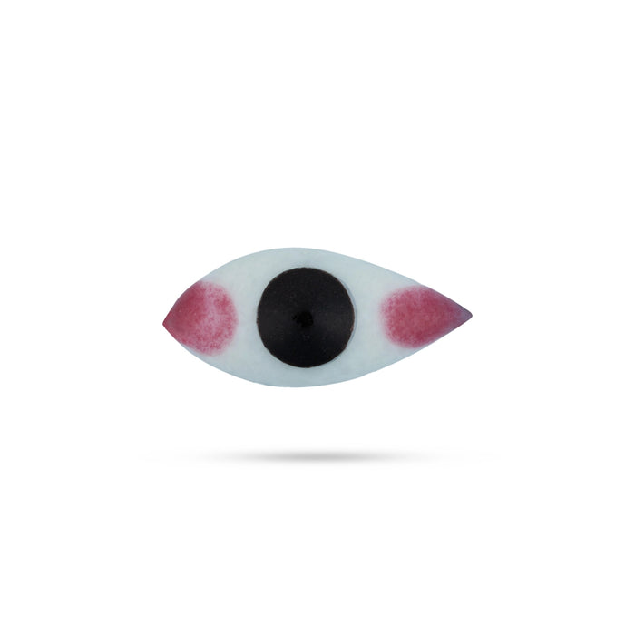 Eye Set - 0.5 x 1 Inches | Kanmalar/ Amman Kanmalar for Deity - Head & Face Accessories