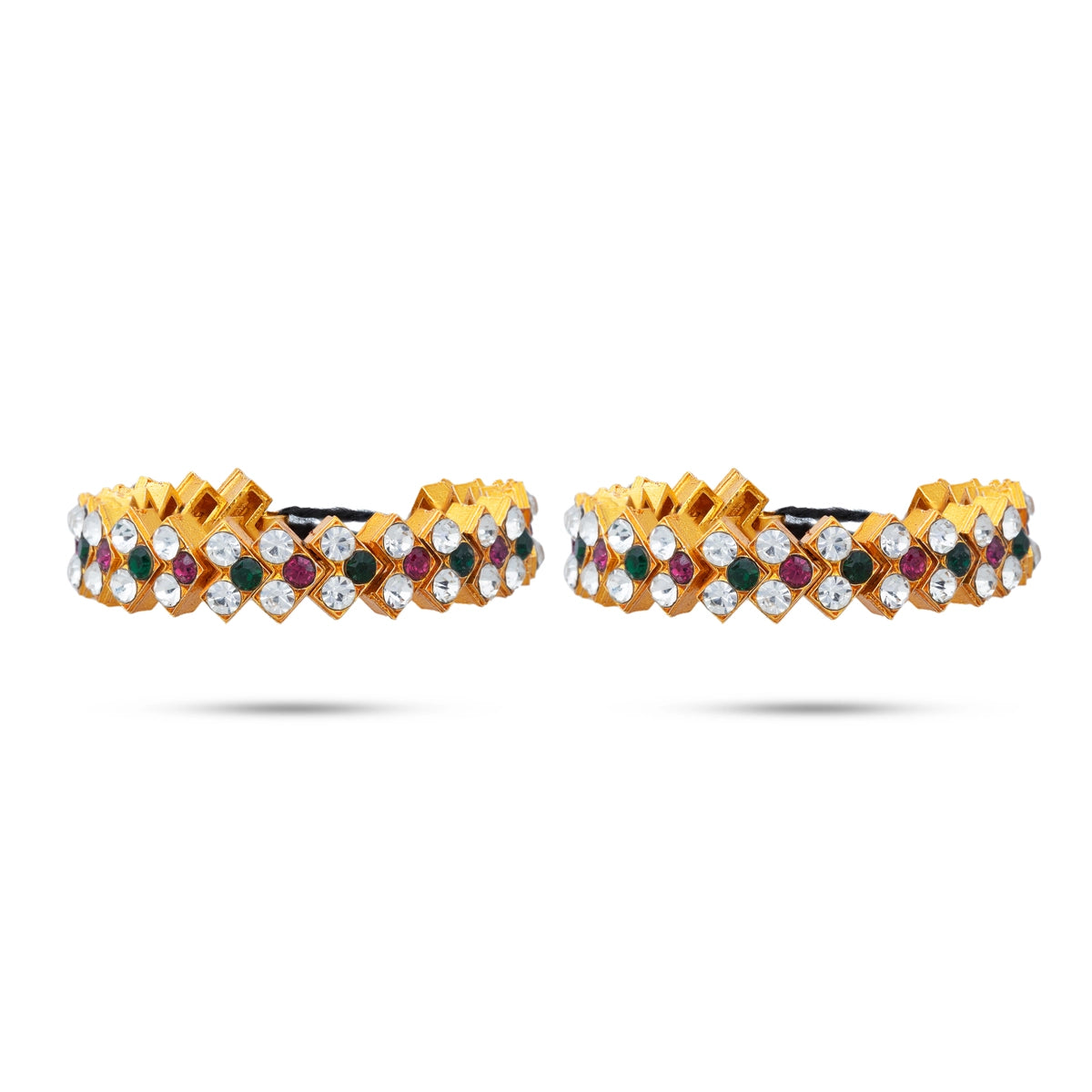 Stone Bangles Pair | Deity Jewellery | Stone Valayal