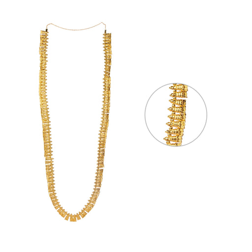 Haram - 29 Inches | Gold Plated Haram/ Shenbaga Poo Haram for Deity - Neck & Body Accessories