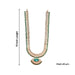 Stone Necklace & Stone Haram - 13 Inches | Multicolour Stone/ Stone Jewellery for Deity - Neck & Body Accessories