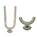 Stone Necklace & Stone Haram - 13 Inches | Multicolour Stone/ Stone Jewellery for Deity - Neck & Body Accessories