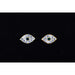 Eye Set - 0.5 x 0.75 Inches | Stone Eyes / Kanmalar for Deity Decoration - Head & Face Accessories