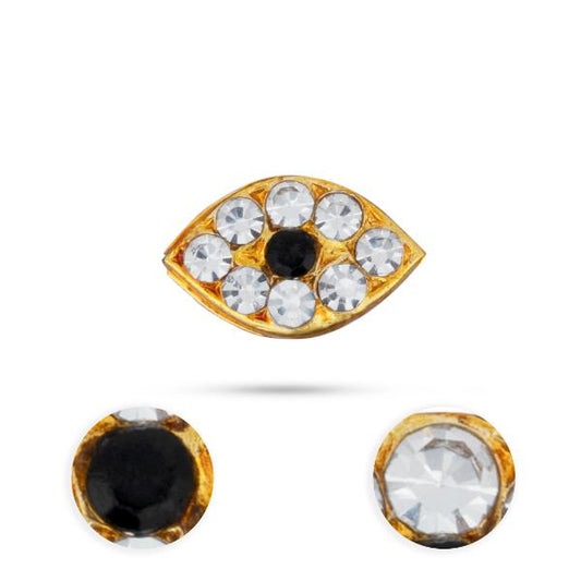 Stone Kanmalar Set - 1.25 Inch - Head & Face Accessories