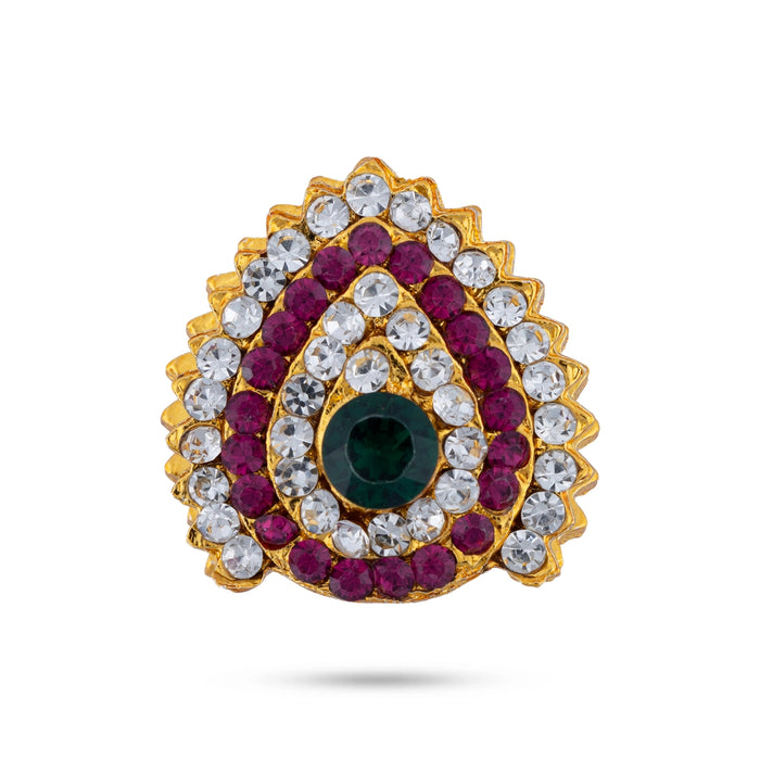 Stone Decoration | Multicolour Stone Accessory / Stone For Deity Decor