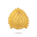 Stone Decoration - 1.5 x 1.25 Inches | Multicolour Stone Accessory / Stone For Deity Decor - Head & Face Accessories