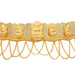 Waist Belt | Gold Polish Hip Belt/ Lakshmi Design Jewellery for Deity Decor - Waist & Leg Accessories