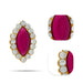 Stone Pottu - 1 Inches | Goddess Bindi/ Stone Bindi / Tilak Stone for Deity - Head & Face Accessories