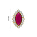Stone Pottu - 1 Inches | Goddess Bindi/ Stone Bindi / Tilak Stone for Deity - Head & Face Accessories