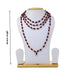 Tulasi Mala With Copper Kambi - 36 Inches | 8mm/ 108 Beads Kanthi Mala/ Thulasi Malai for Meditation - Tulsi Mala, Pendant, Bracelet
