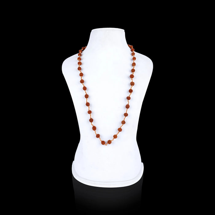 Rudraksha Mala - 38 Inches | 9 mm / 108 Beads / Japa Mala / Ruthratcham Malai / Rudraksha Mala for Meditation