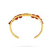 Rudraksh & Om Design Kada - 2.5 Inches | Bangle Kada/ Gold Polish Kaapu/ Bracelet Kada for Kan Drishti - Rudraksha Mala, Pendant, Bracelet